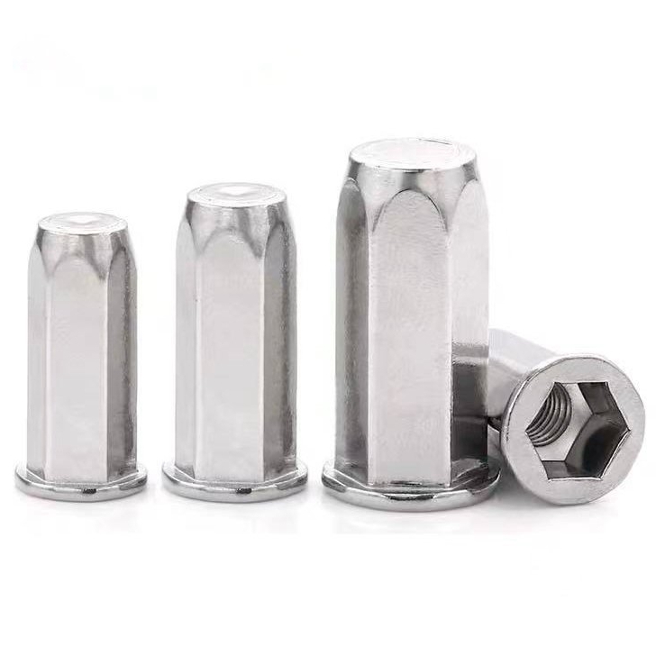 盲孔拉鉚螺母 全六角 不銹鋼(304/316)碳鋼 合金鋼